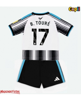 Newcastle United Bazoumana Toure #17 Echipament de Fotbal Replică 2026-27 Copii Acasa (+ Șorturi)